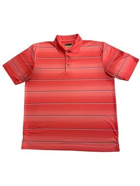 PGA Tour Pro Series Mens XL
Golf Polo Shirt Coral Salmon EUC